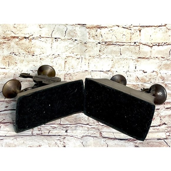 Vintage Castilian Imports Musical Instruments Bookends - Picture 10 of 11